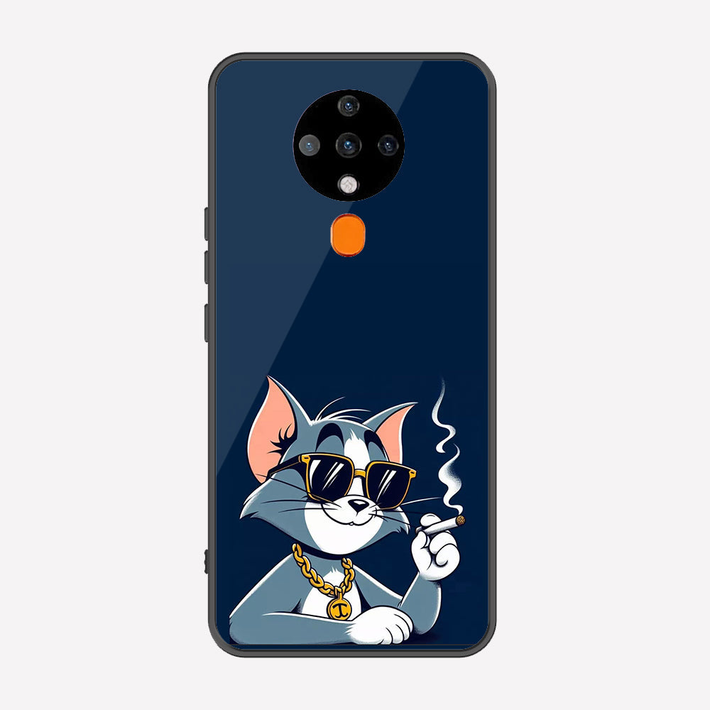 Tecno Spark 6 Cover - Charsi Tom Series - Premium Printed Metal soft Bumper shock Proof Case