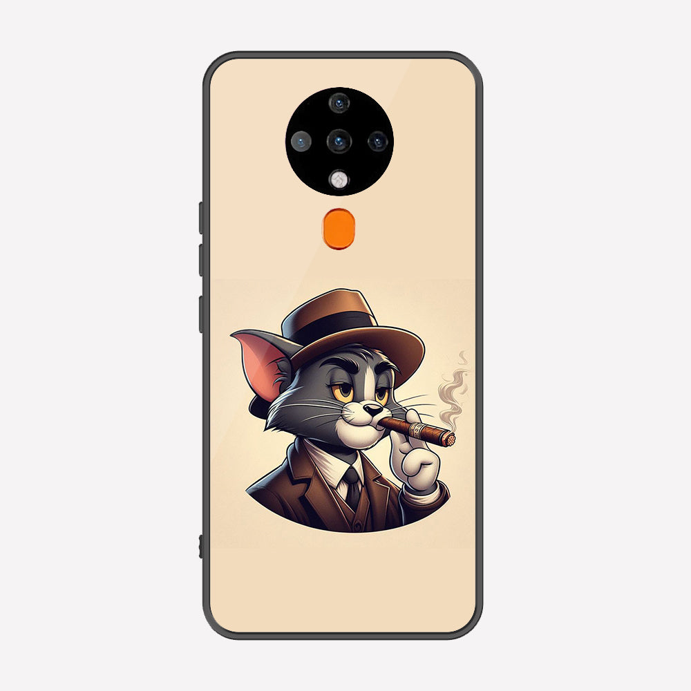 Tecno Spark 6 Cover - Charsi Tom Series - Premium Printed Metal soft Bumper shock Proof Case