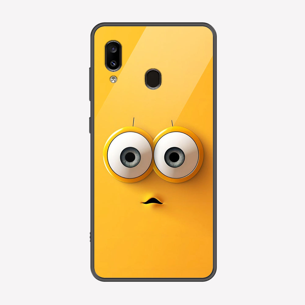 Samsung Galaxy A30 Cover - Cute 3D Cartoon Series - Premium Printed Metal soft Bumper shock Proof Case