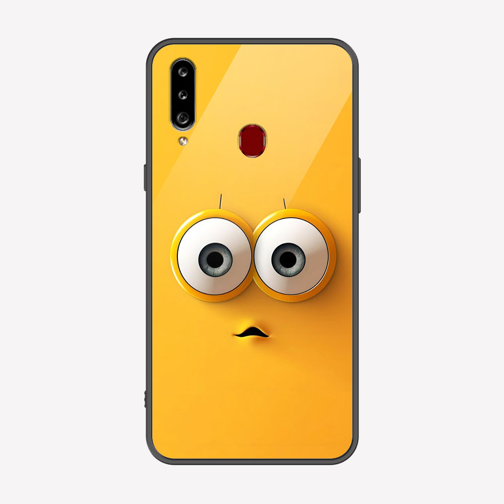 Samsung Galaxy A20s Cover - Cute 3D Cartoon Series - Premium Printed Metal soft Bumper shock Proof Case