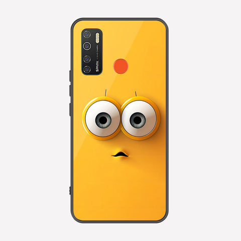 Tecno Camon 15 Cover - Cute 3D Cartoon Series - Premium Printed Metal soft Bumper shock Proof Case