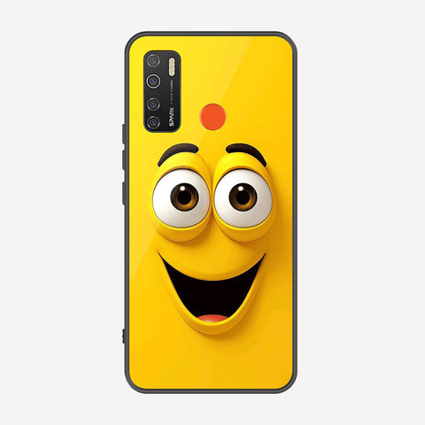 Tecno Camon 15 Cover - Cute 3D Cartoon Series - Premium Printed Metal soft Bumper shock Proof Case