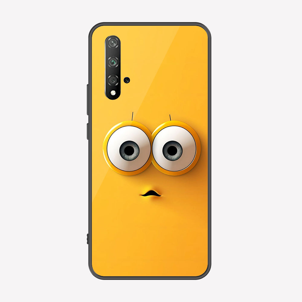 Honor 20 Cover - Cute 3D Cartoon Series - Premium Printed Metal soft Bumper shock Proof Case