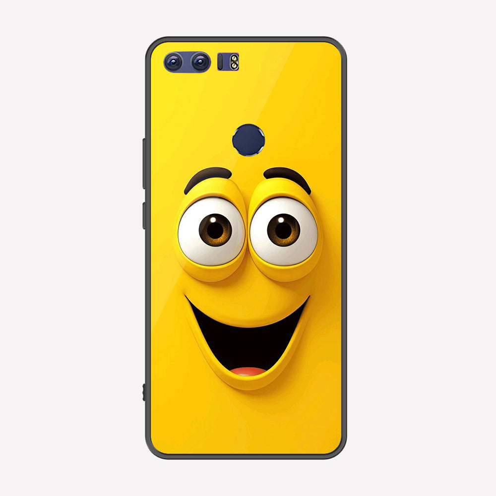 Huawei Honor 8 Cover - Cute 3D Cartoon Series - Premium Printed Metal soft Bumper shock Proof Case