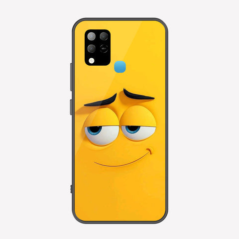 Infinix Hot 10T Cover - Cute 3D Cartoon Series - Premium Printed Metal soft Bumper shock Proof Case
