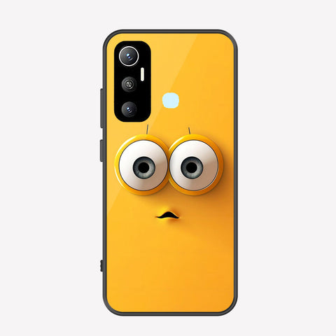 Infinix Hot 11 Cover - Cute 3D Cartoon Series - Premium Printed Metal soft Bumper shock Proof Case