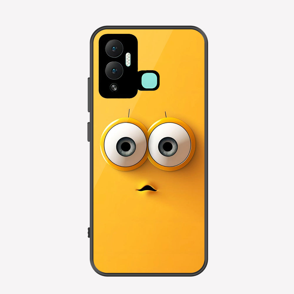 Infinix Hot 12i Cover - Cute 3D Cartoon Series - Premium Printed Metal soft Bumper shock Proof Case