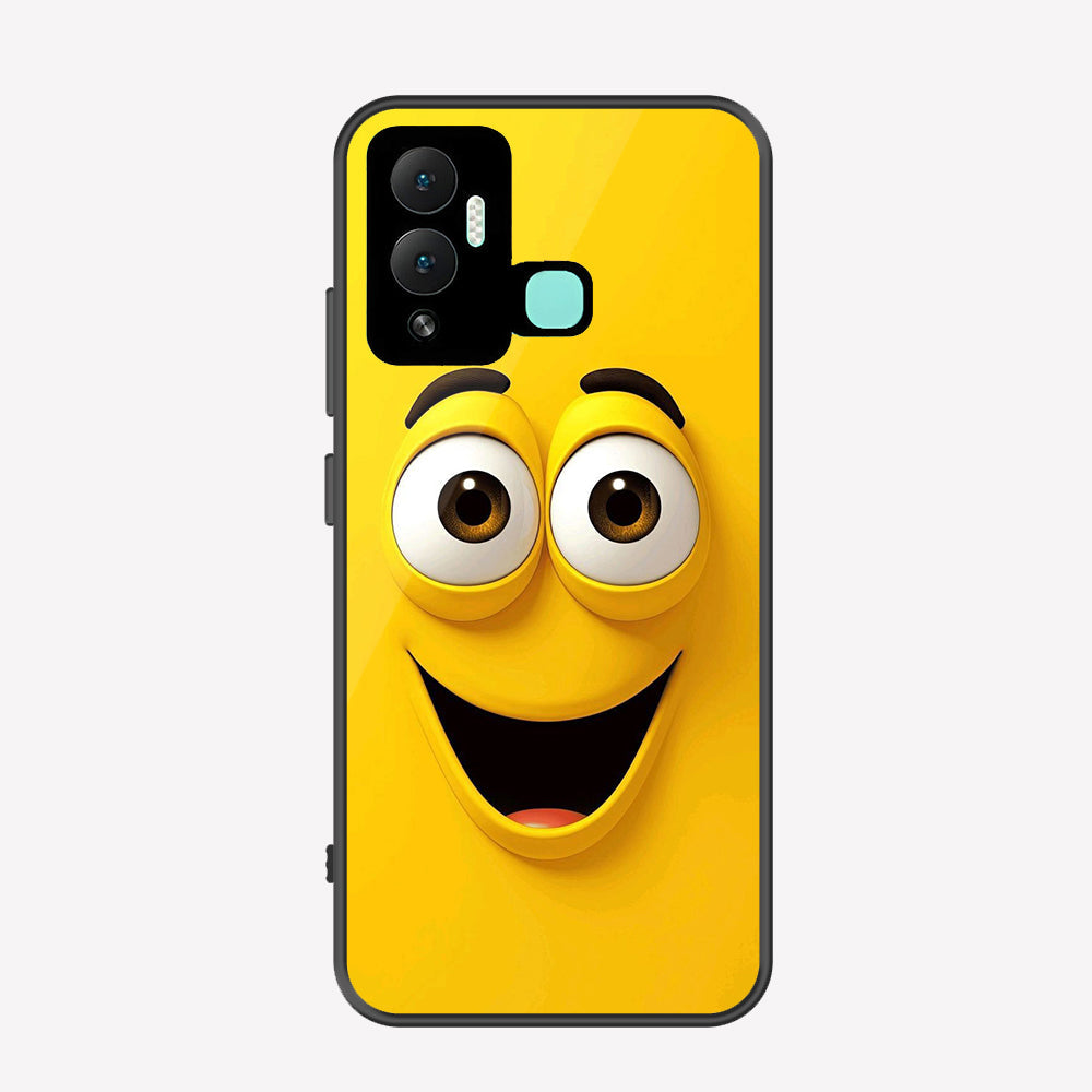 Infinix Hot 12i Cover - Cute 3D Cartoon Series - Premium Printed Metal soft Bumper shock Proof Case