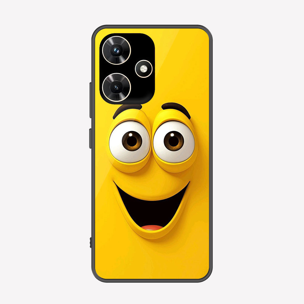 Infinix Hot 30i Cover - Cute 3D Cartoon Series - Premium Printed Metal soft Bumper shock Proof Case
