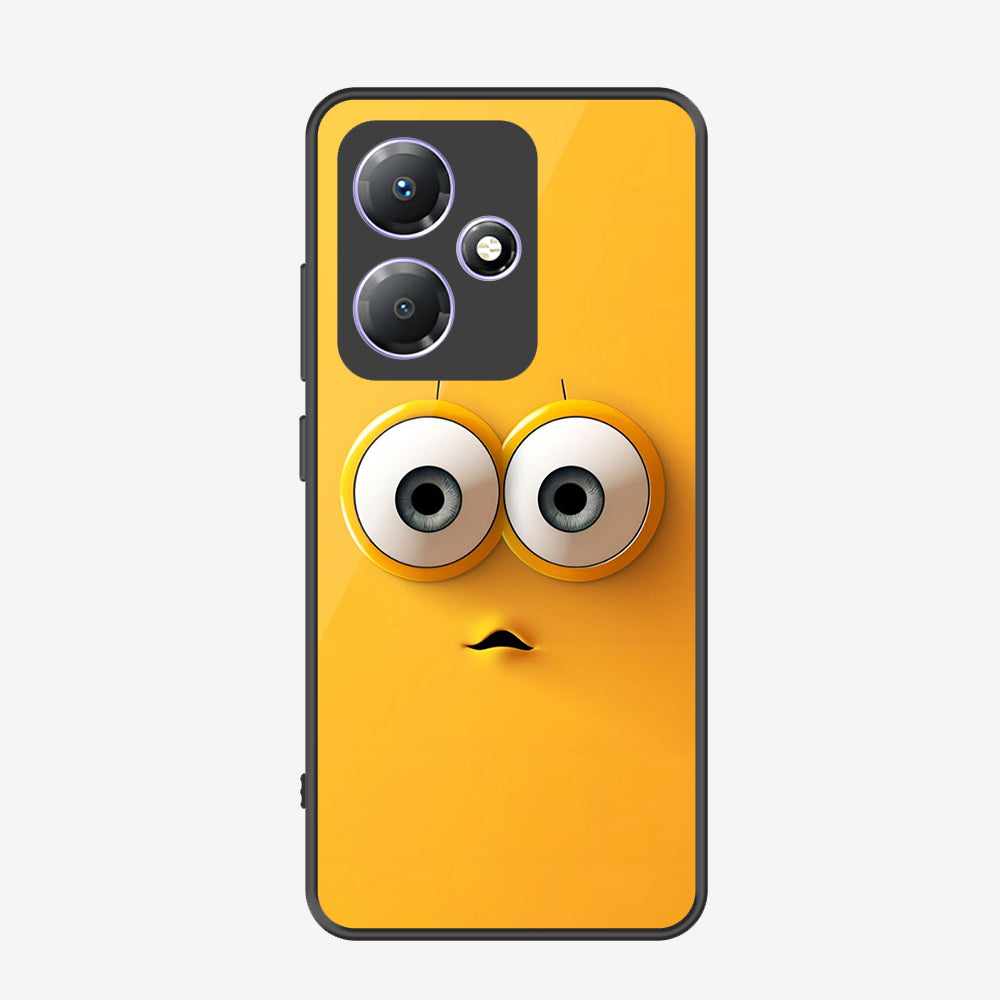 Infinix Hot 30 Play Cover - Cute 3D Cartoon Series - Premium Printed Metal soft Bumper shock Proof Case