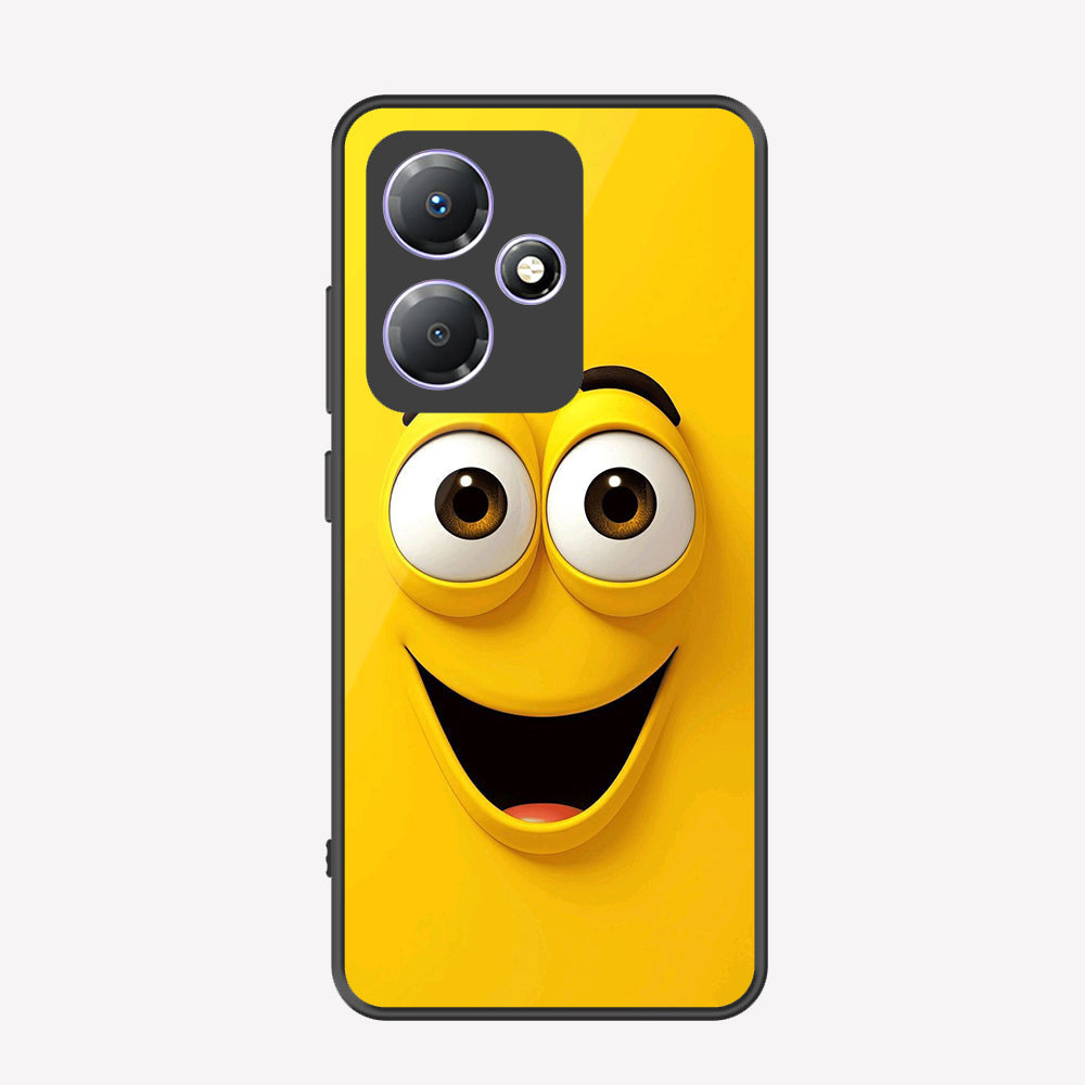 Infinix Hot 30 Play Cover - Cute 3D Cartoon Series - Premium Printed Metal soft Bumper shock Proof Case