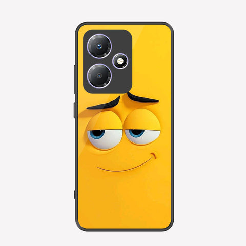 Infinix Hot 30 Play Cover - Cute 3D Cartoon Series - Premium Printed Metal soft Bumper shock Proof Case