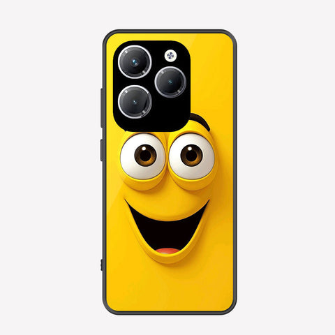 Infinix Hot 40 Cover - Cute 3D Cartoon Series - Premium Printed Metal soft Bumper shock Proof Case