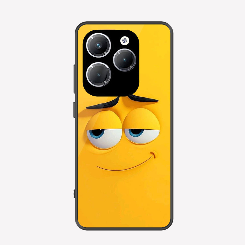 Infinix Hot 40 Cover - Cute 3D Cartoon Series - Premium Printed Metal soft Bumper shock Proof Case
