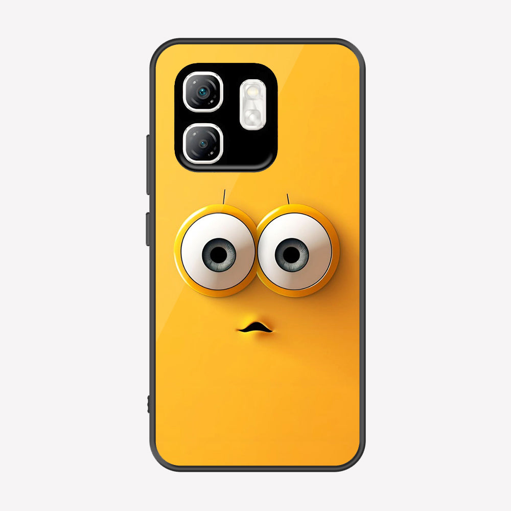 Infinix Hot 50i Cover - Cute 3D Cartoon Series - Premium Printed Metal soft Bumper shock Proof Case