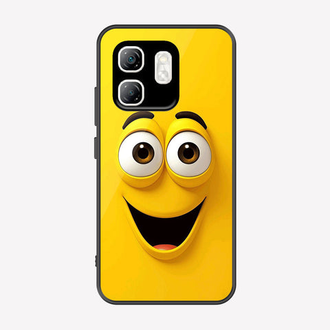 Infinix Hot 50i Cover - Cute 3D Cartoon Series - Premium Printed Metal soft Bumper shock Proof Case
