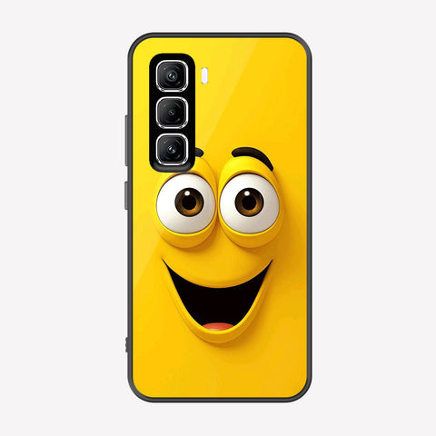 Infinix Hot 50 Pro Cover - Cute 3D Cartoon Series - Premium Printed Metal soft Bumper shock Proof Case