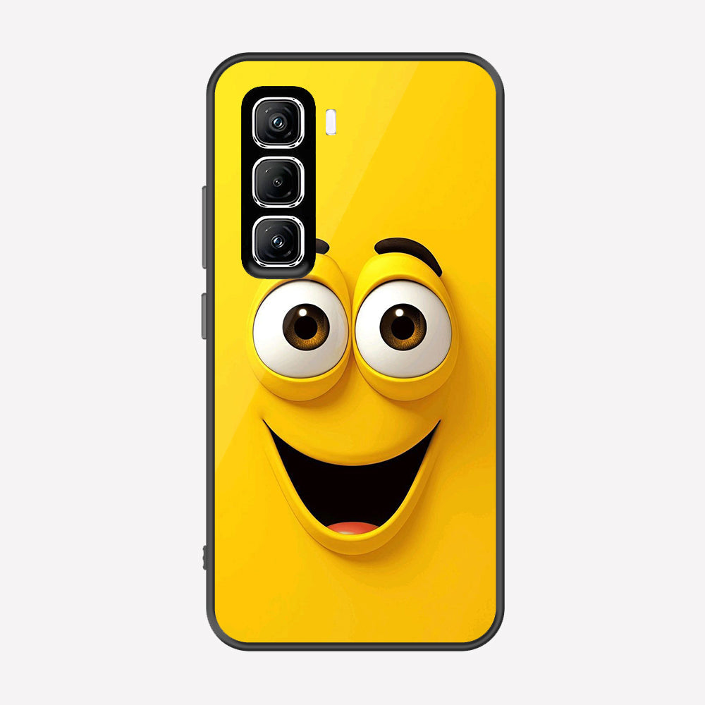 Infinix Hot 50 Pro Plus Cover - Cute 3D Cartoon Series - Premium Printed Metal soft Bumper shock Proof Case