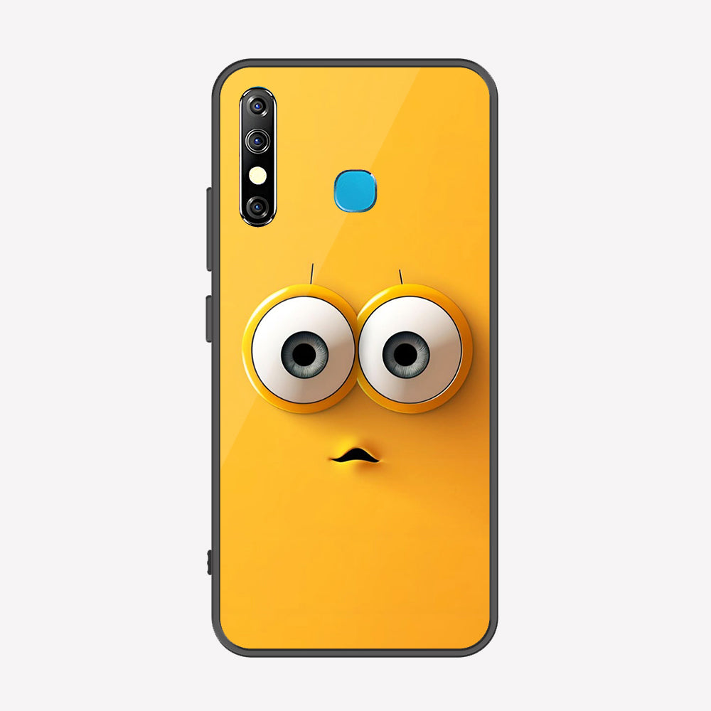 Tecno Spark 4 Cover - Cute 3D Cartoon Series - Premium Printed Metal soft Bumper shock Proof Case