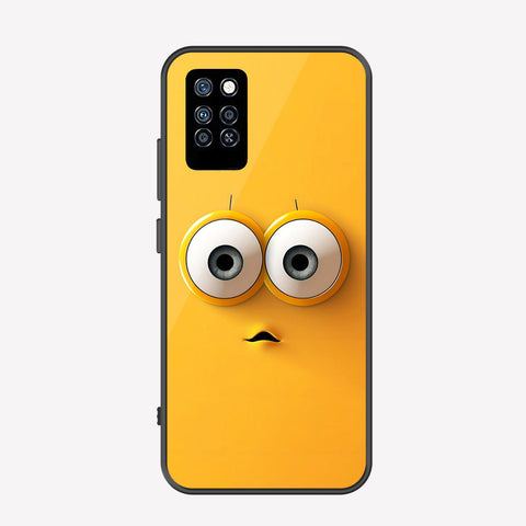 Infinix Note 10 Pro Cover - Cute 3D Cartoon Series - Premium Printed Metal soft Bumper shock Proof Case