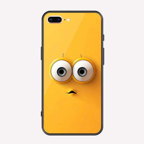 iPhone 8 Plus / 7 Plus Cover - Cute 3D Cartoon Series - Premium Printed Metal soft Bumper shock Proof Case
