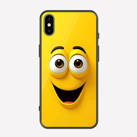 iPhone XS Max Cover - Cute 3D Cartoon Series - Premium Printed Metal soft Bumper shock Proof Case