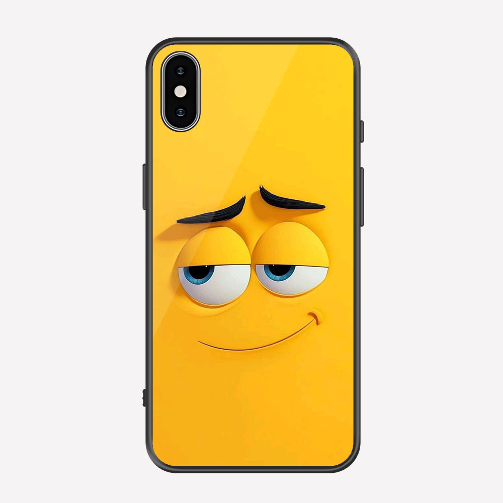 iPhone XS Max Cover - Cute 3D Cartoon Series - Premium Printed Metal soft Bumper shock Proof Case