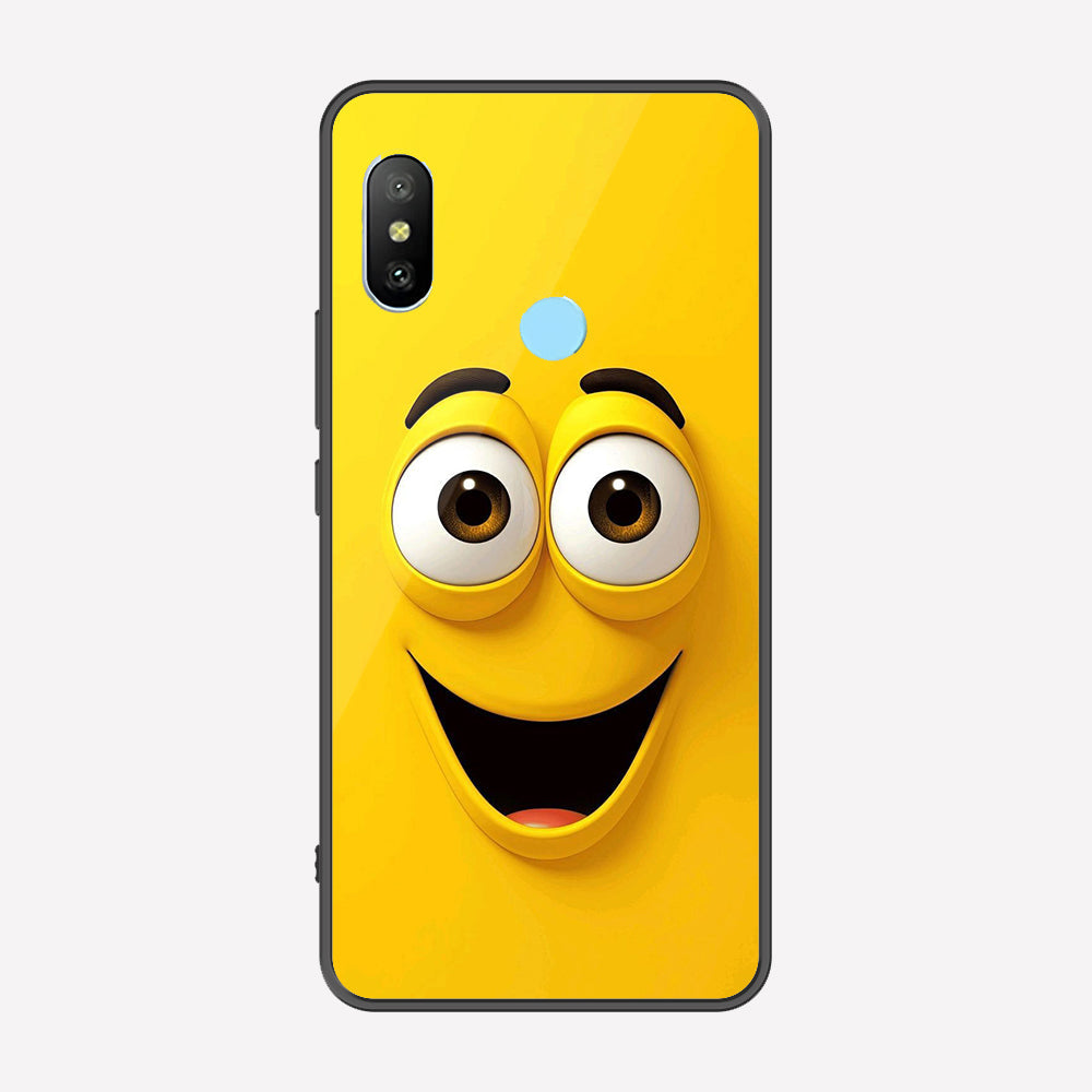 Xiaomi Mi A2 Lite / Redmi 6 Pro Cover - Cute 3D Cartoon Series - Premium Printed Metal soft Bumper shock Proof Case