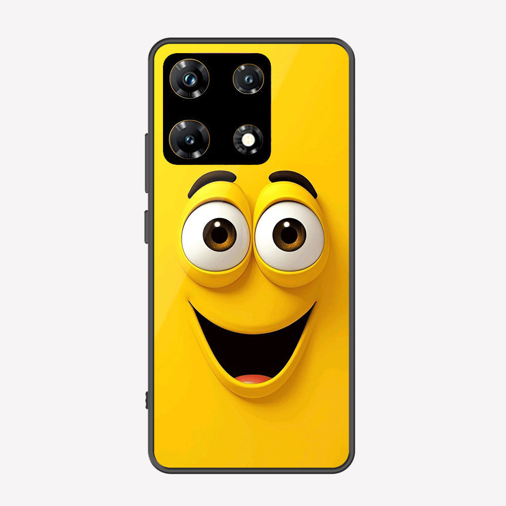 Infinix Note 30 Pro Cover - Cute 3D Cartoon Series - Premium Printed Metal soft Bumper shock Proof Case