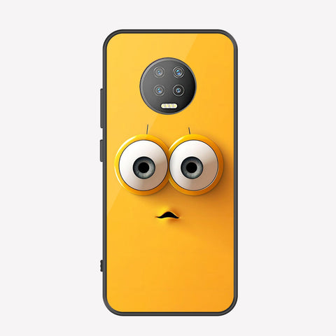 Infinix Note 7 Cover - Cute 3D Cartoon Series - Premium Printed Metal soft Bumper shock Proof Case