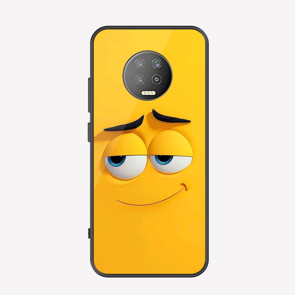 Infinix Note 7 Cover - Cute 3D Cartoon Series - Premium Printed Metal soft Bumper shock Proof Case