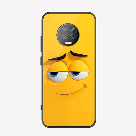 Infinix Note 7 Cover - Cute 3D Cartoon Series - Premium Printed Metal soft Bumper shock Proof Case