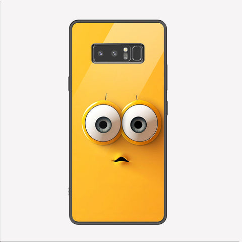 Samsung Galaxy Note 8 Cover - Cute 3D Cartoon Series - Premium Printed Metal soft Bumper shock Proof Case
