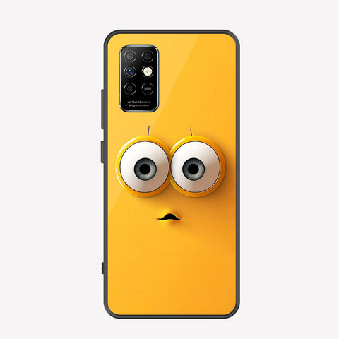 Infinix Note 8i Cover - Cute 3D Cartoon Series - Premium Printed Metal soft Bumper shock Proof Case