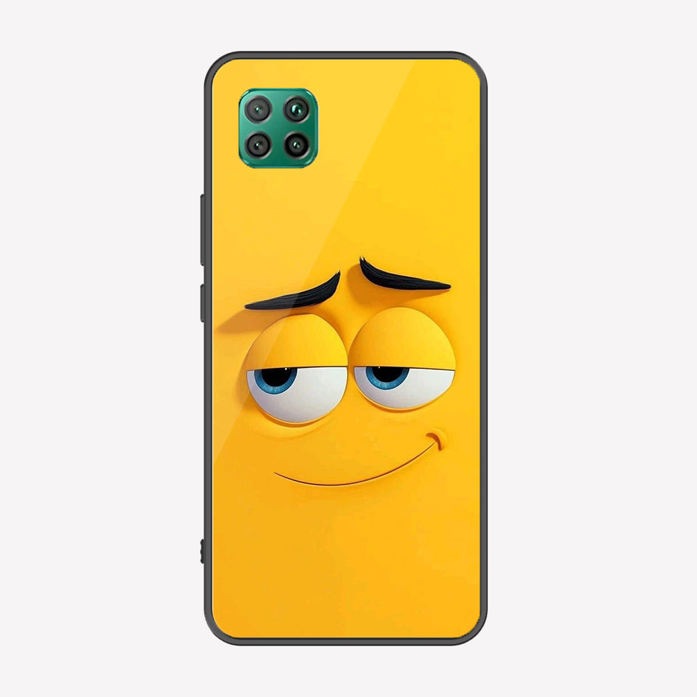 Huawei Nova 6 SE Cover - Cute 3D Cartoon Series - Premium Printed Metal soft Bumper shock Proof Case