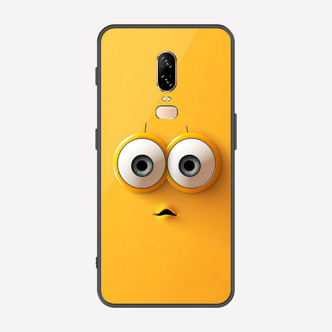 OnePlus 6 Cover - Cute 3D Cartoon Series - Premium Printed Metal soft Bumper shock Proof Case