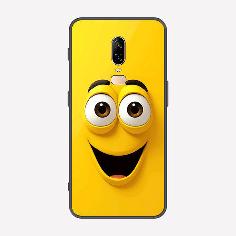 OnePlus 6 Cover - Cute 3D Cartoon Series - Premium Printed Metal soft Bumper shock Proof Case