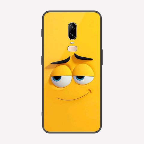 OnePlus 6 Cover - Cute 3D Cartoon Series - Premium Printed Metal soft Bumper shock Proof Case