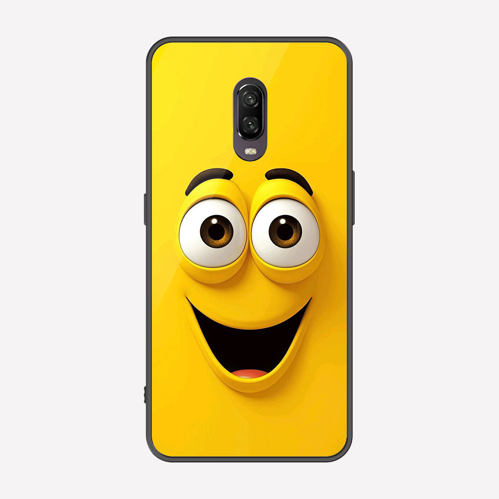 OnePlus 6T Cover - Cute 3D Cartoon Series - Premium Printed Metal soft Bumper shock Proof Case