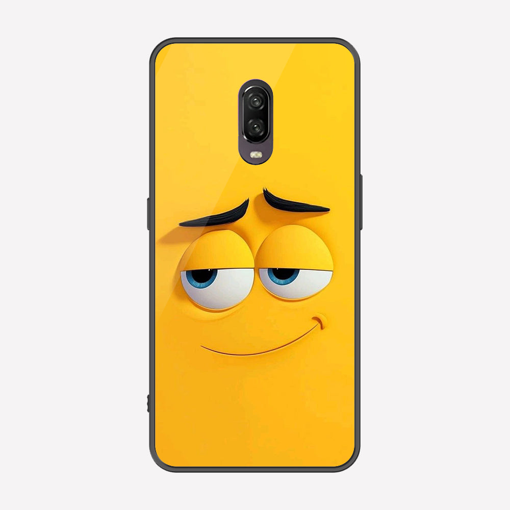 OnePlus 6T Cover - Cute 3D Cartoon Series - Premium Printed Metal soft Bumper shock Proof Case
