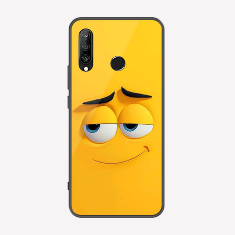 Huawei P30 lite Cover - Cute 3D Cartoon Series - Premium Printed Metal soft Bumper shock Proof Case