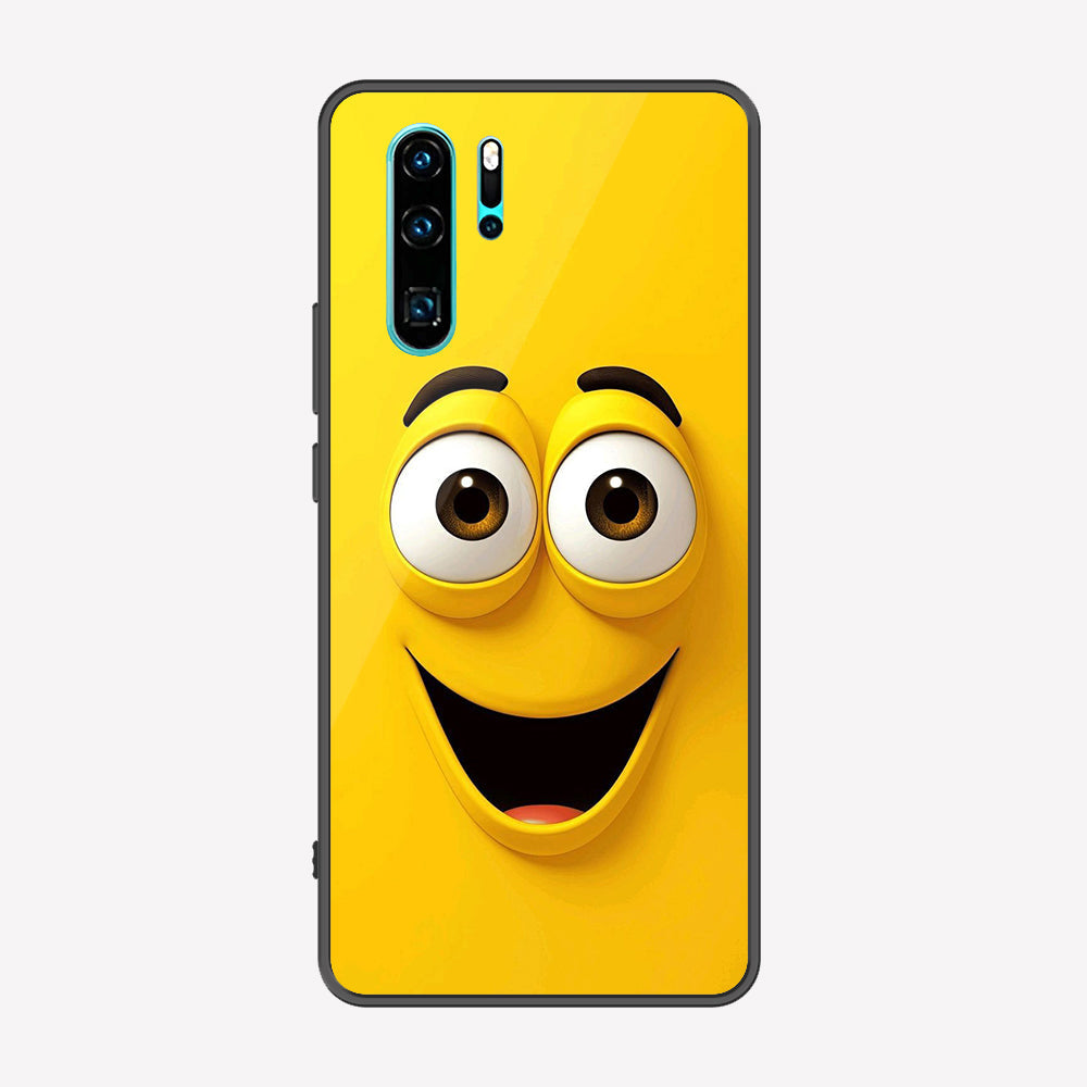 Huawei P30 Pro Cover - Cute 3D Cartoon Series - Premium Printed Metal soft Bumper shock Proof Case