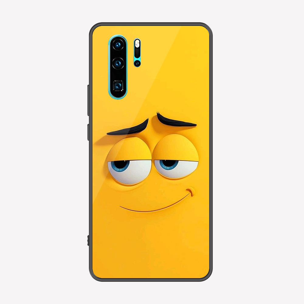 Huawei P30 Pro Cover - Cute 3D Cartoon Series - Premium Printed Metal soft Bumper shock Proof Case