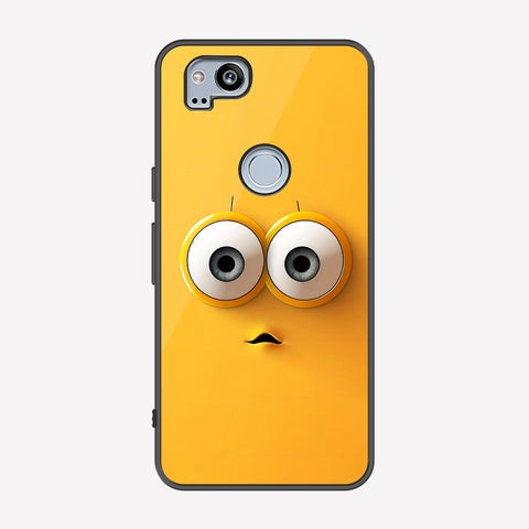Google Pixel 2 Cover - Cute 3D Cartoon Series - Premium Printed Metal soft Bumper shock Proof Case