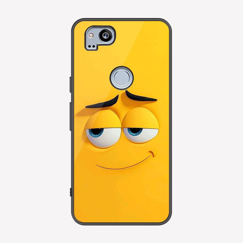 Google Pixel 2 Cover - Cute 3D Cartoon Series - Premium Printed Metal soft Bumper shock Proof Case