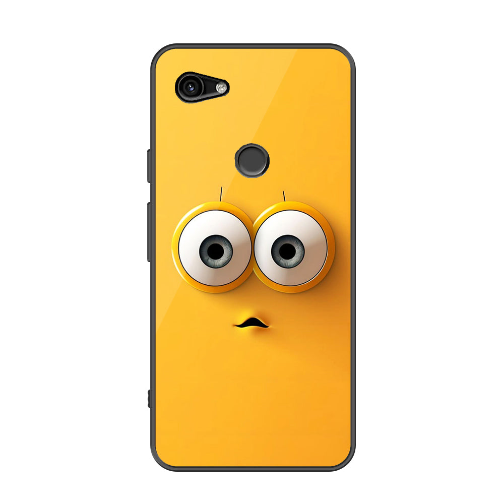 Google Pixel 3a Cover - Cute 3D Cartoon Series - Premium Printed Metal soft Bumper shock Proof Case