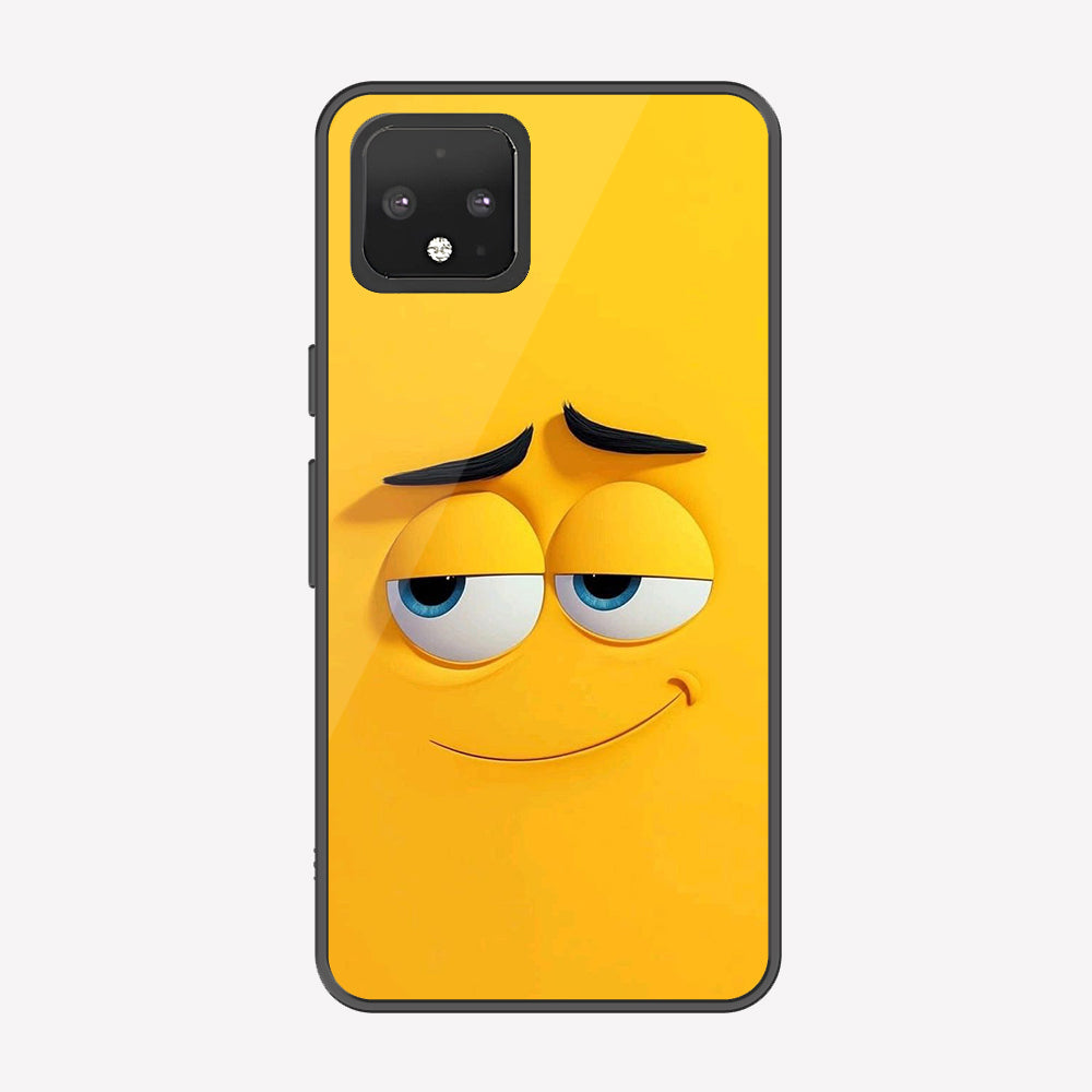 Google Pixel 4 Cover - Cute 3D Cartoon Series - Premium Printed Metal soft Bumper shock Proof Case