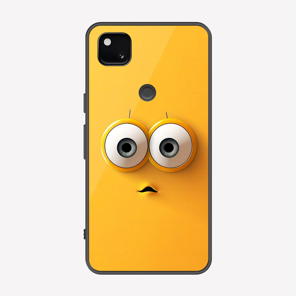 Google Pixel 4a 4G Cover - Cute 3D Cartoon Series - Premium Printed Metal soft Bumper shock Proof Case