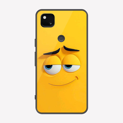 Google Pixel 4a 4G Cover - Cute 3D Cartoon Series - Premium Printed Metal soft Bumper shock Proof Case
