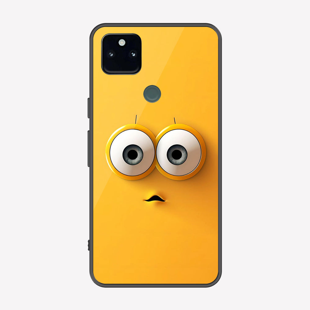 Google Pixel 5a 5G Cover - Cute 3D Cartoon Series - Premium Printed Metal soft Bumper shock Proof Case